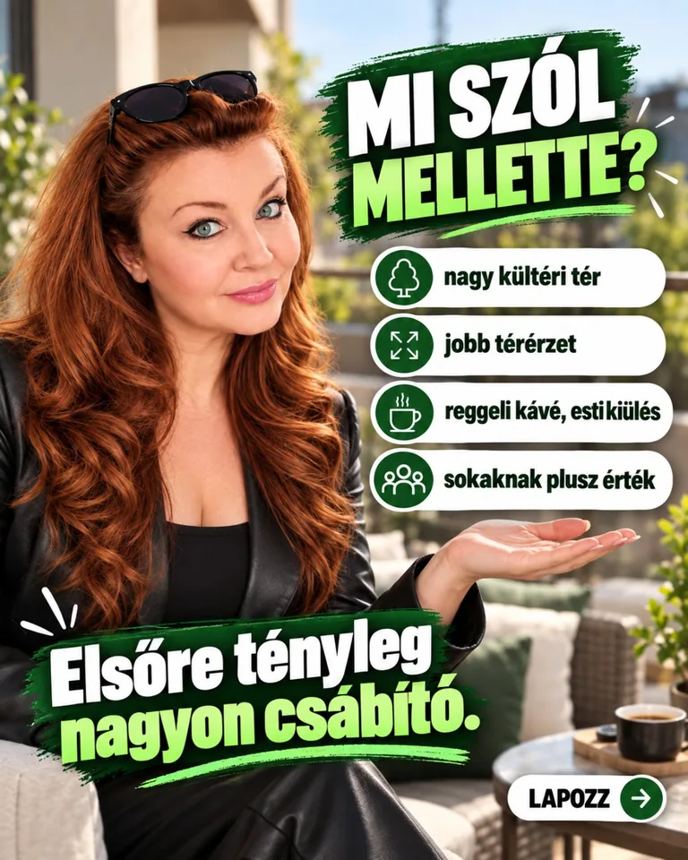 A teraszos lakás előnyei: kültéri tér, jobb térérzet és pihenési lehetőség